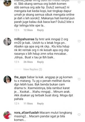 Sharifah Shahirah kecewa komen biadap netizen terhadap ...