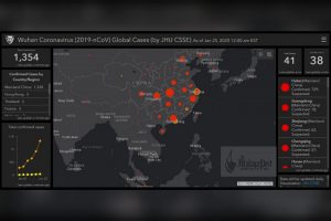 This interactive map tracks Wuhan Coronavirus global cases in near real-time