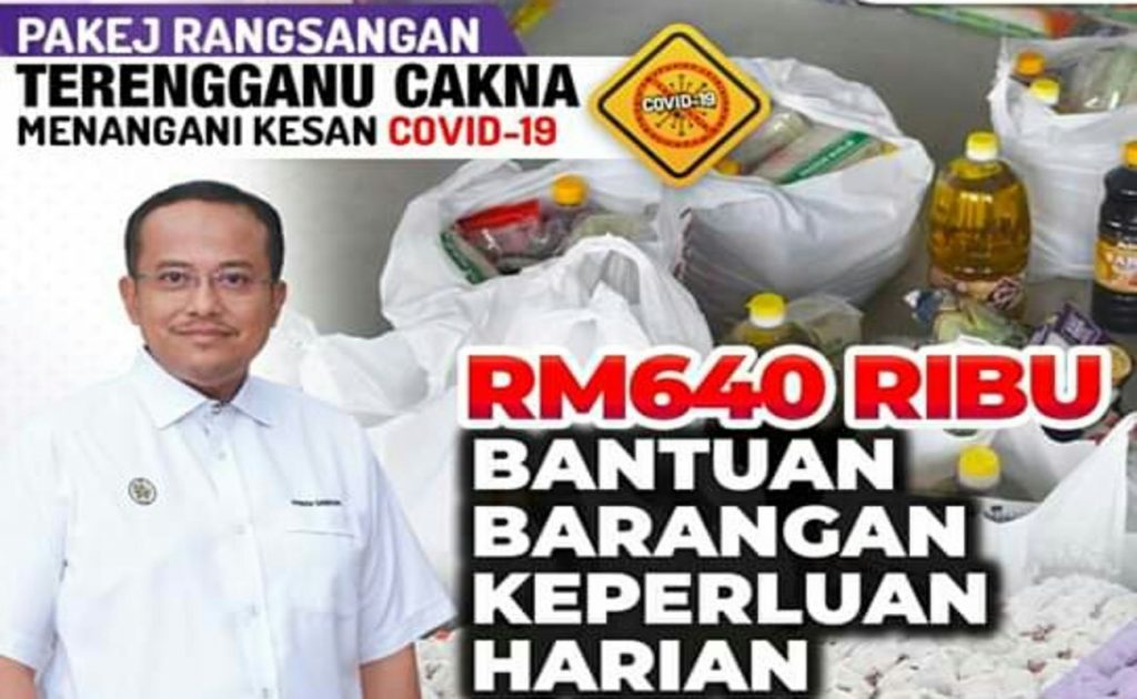 Kerajaan negeri Terengganu agih bantuan barangan keperluan harian kepada golongan sasar - The 